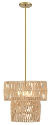 Minka Lavery 5044 Bungalow Heaven 4 Light 16"W Multi Light - Brass - Picture 6 of 11