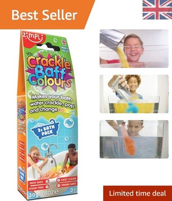 Magical Crackle Baff Badespielzeug 3er Pack - Sensorisches Spiel für Kinder 3+, leuchtende Farben