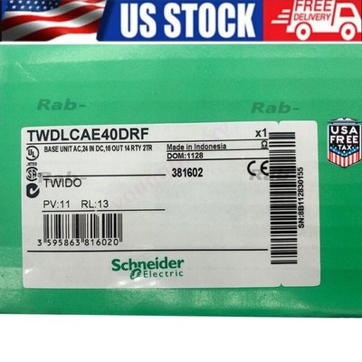 TWDLCAE40DRF Twido PLC 24 In Programmable Logic Controller Base Unit US Free TAX