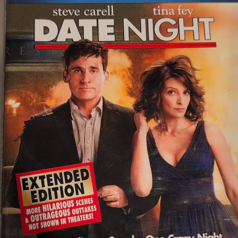 Twentieth Century Fox Date Night Extended Edition Blu-ray Steve Carell Tina Fey