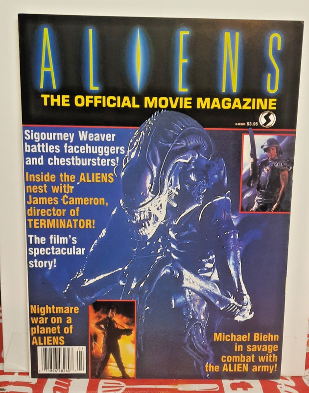 Aliens The Official Movie Magazine 1986 Sigourney Weaver James Cameron