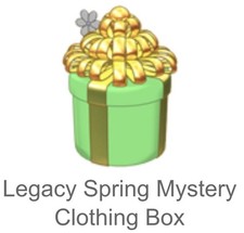 Webkinz Classic Legacy Spring Mystery Clothing Box Code emailed 