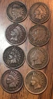 Indian Head Cent 1907X2,1903,1904X2,1905,1900,1901 Your Get (8) Exact Coins S319