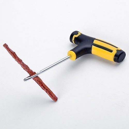Car Tubeless Tyre Tire Puncture Repair Plug Repair Kit Needle Patch Fix Ylkohkto - Picture 8 of 9