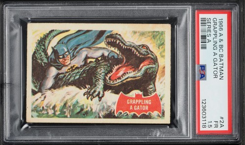 1966 A&BC Batman Red Bat #2A — PSA 1.5