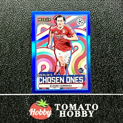 2024-25 Merlin Chrome UEFA Chosen Ones Alvaro Carreras Blue /150