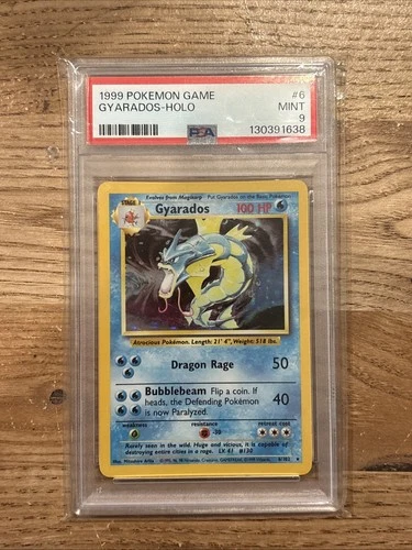 Gyarados Base Set Unlimited 6/102 PSA 9