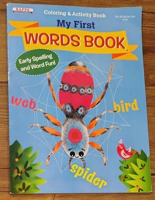 My First Words Book Coloring & Activity Book