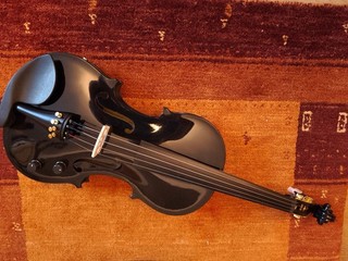 Geige Europe Electric Violin 4/4 BK Geige Violine