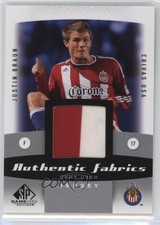 2011 SP Game Used Edition Authentic Fabrics Justin Braun #AF-JB e1m