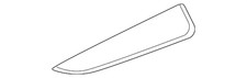 Cubierta de altavoz original Audi 80B-857-367-A-6PS