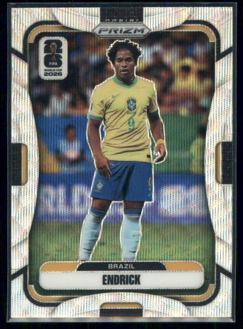2026 Panini Prizm FIFA World Cup #92 Endrick Wave Prizm