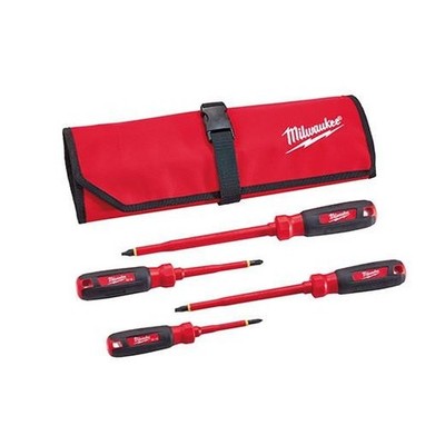 Milwaukee 48-22-2204 4 PC 1000V Insulated Screwdriver Set