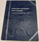 1948 - 1963 - 27 TOTAL BEN FRANKLIN 90% SILVER HALF DOLLARS COLLECTION W/FOLDER