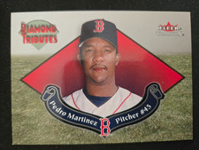 2002 Fleer Tradition Baseball DIAMOND TRIBUTES 4 DT Pedro Martinez, Red Sox