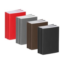 8 Pcs 1:12 Scale Miniature Dollhouse Books Decoration, Black Series