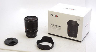Viltrox AF 13mm f/1.4 XF Lens for Fuji X-Mount Used EX Condition w/Box,Hood