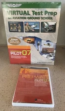 VIRTUAL Test Prep An AVIATION GROUND SCHOOL Commercial Pilot 07 Vtg New Sealed
