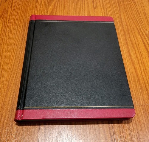 NATIONAL BLANK BOOK COMPANY   Hardcover Ledger Accounting  #58-403  D-3