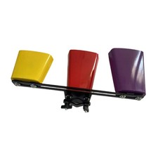 3 Colors Cowbell Percussion Instrument Sturdy Practical Noisemaker Drum Parts
