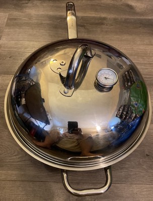 Masterpan pan Wok Like W Thermostat 22x13x12  Oversized New Out Of Box Complete