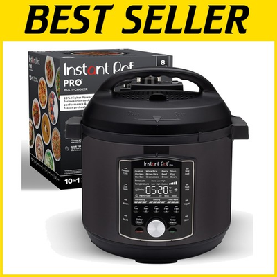 #ad Pro 8 QT Pressure Cooker Includes App 800 Recipes Black $439.99