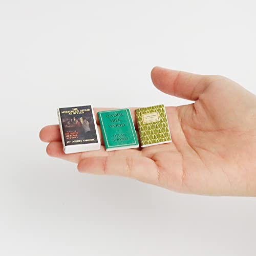25Pcs Miniatures Doll House Books, Mini Books Library Bookshelf Fillers Mini - 第 3/7 張圖片