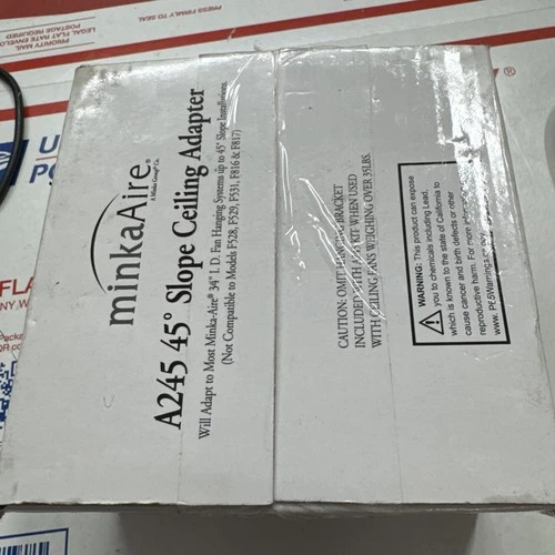 MinkaAire 45 Degree Slope Ceiling Fan Adapter, A245-BN - Brushed Nickel - Picture 1 of 9