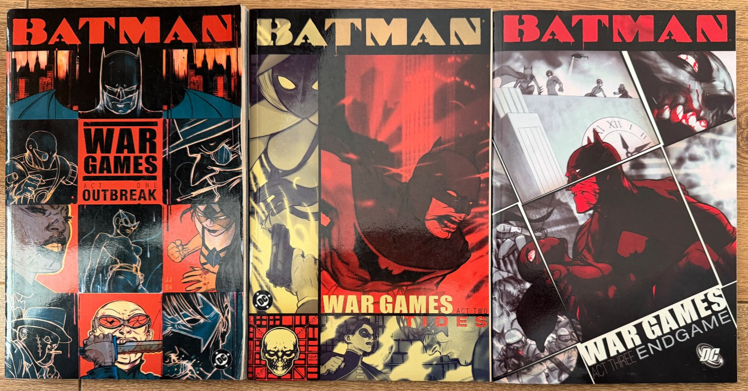 Batman War Games 1-3 Paperback 2005 TPB Graphic Novel DC Comic Brubaker