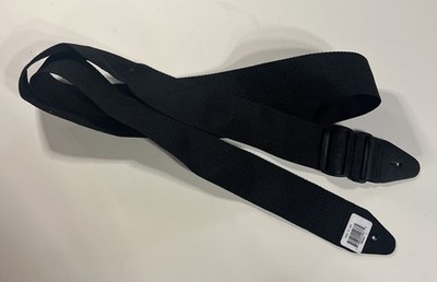 Ernie Ball Polypro Guitar Strap with Black Leather Ends