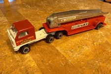1980 Vintage Tonka Fire Truck with Ladder Metal Trailer