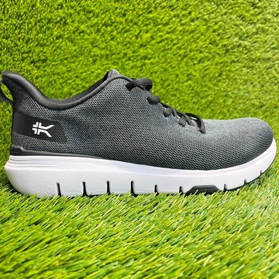 Kuru Flex Via Womens Size 9.5 Black Gray White Athletic Running Shoes Sneakers