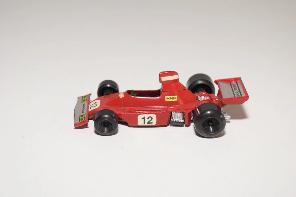V 1:55 POLITOYS RJ2 RJ 2 FERRARI 312 B3 74 F1 AUTO DA CORSA ROSSA OTTIME COND... - Immagine 2 di 4