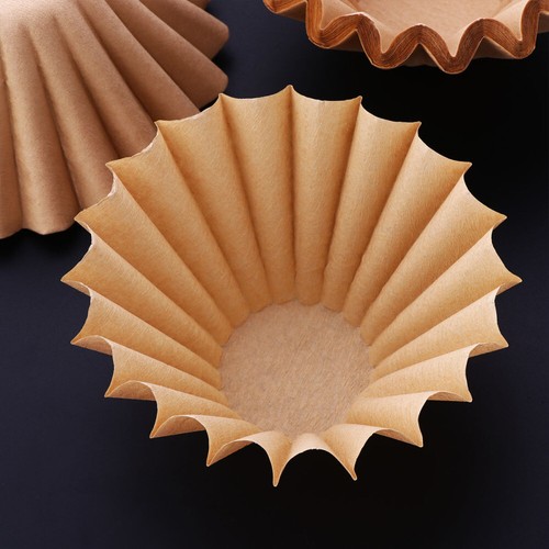 50 PCS Filterpapier Ungebleichter Kaffeefilter Kaffeefilterpapier - Bild 5 von 11
