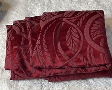 Hotel Collection Classic Ornate Scroll FULL / QUEEN Duvet Cover Red 335