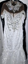 Jeweled Wedding Dress Mermaid Fit