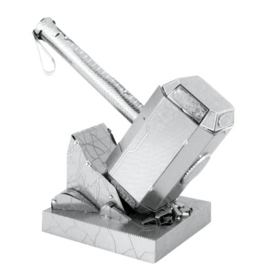 3D Thor Hammer DIY Metal Jigsaw Puzzle Hand Assemble Monster Toy 10cm Size