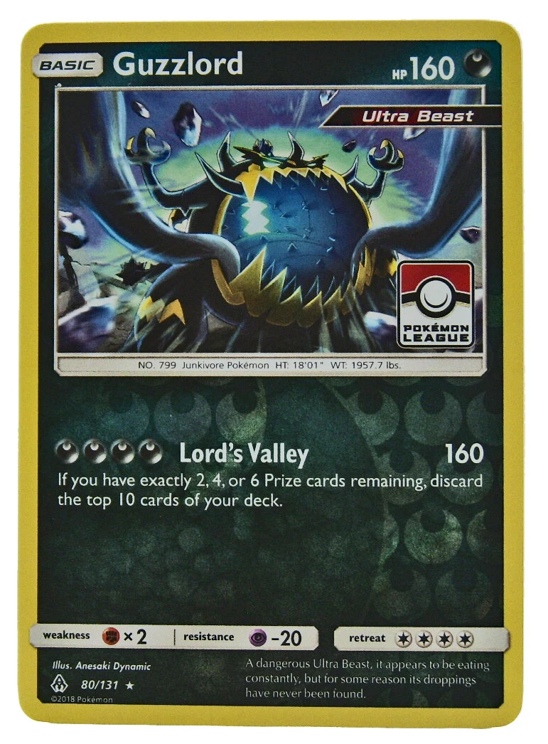 shiny guzzlord pokemon card Guzzlord Pokémon TCG Cards for sale