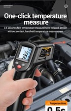 Thermomètre Infrarouge Laser Numérique Sans Contact  -50+400°c