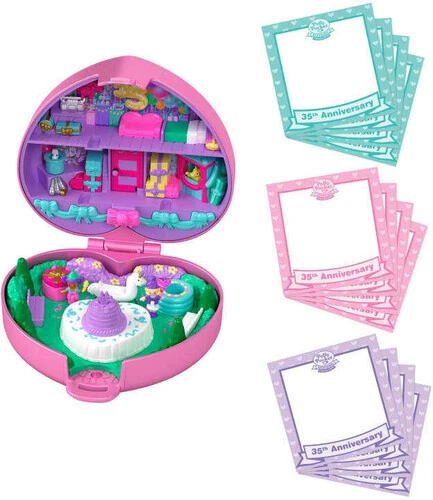 Mattel Collectible - Polly Pocket Collector Polly's 35th Party Time Stamper [New
