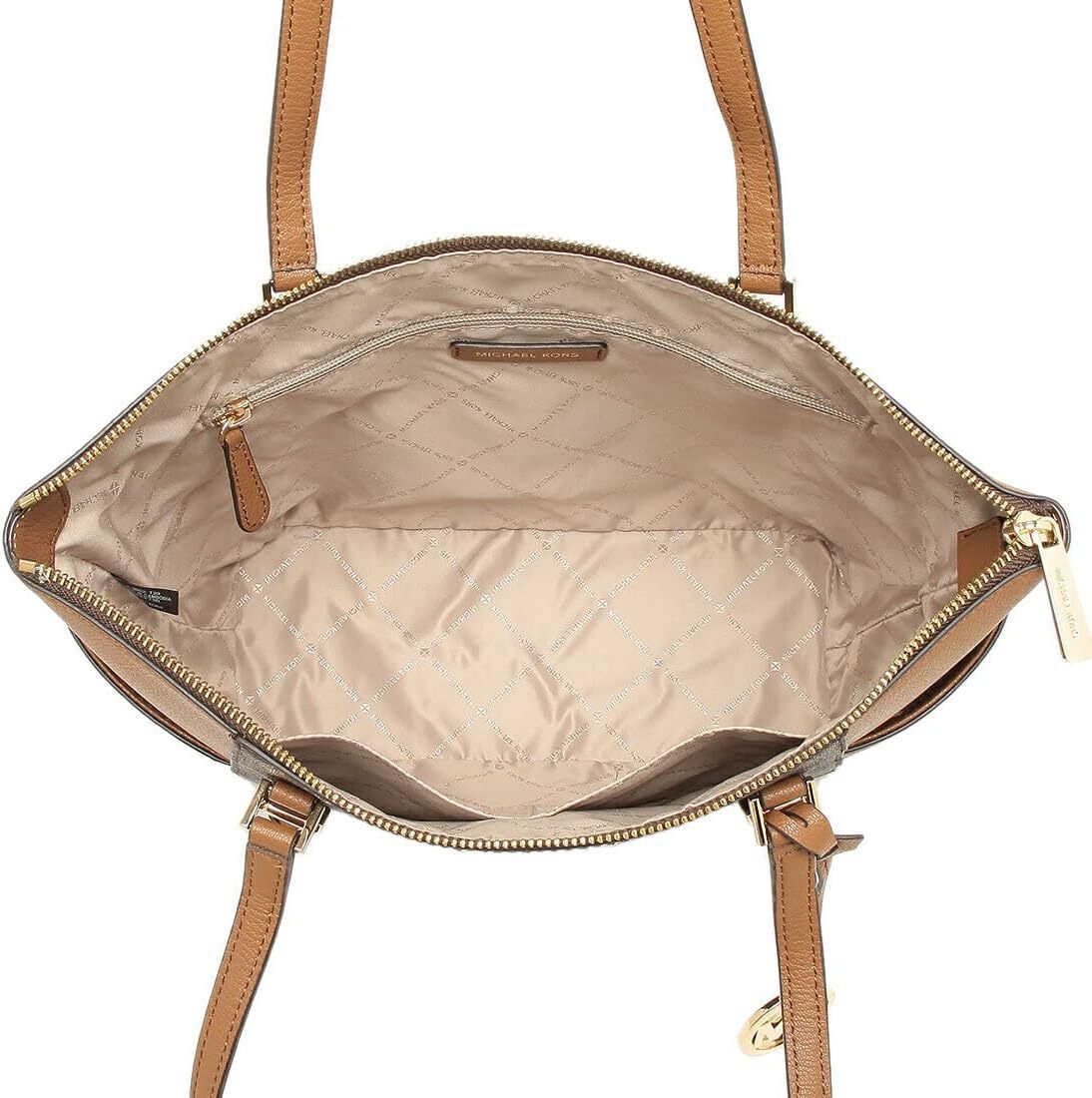 MICHAEL KORS トートバッグ CHARLOTTE LG TZ TOTE 35T0GCFT3B Michael Kors CHARLOTTE LG TZ TOTE 35T0GCFT3B Brown Outlet | eBay