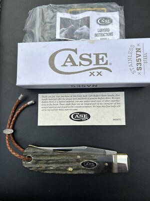 Case Bose Buffalo Horn Jig Barehead Back Pocket (TBBH1546VN) Knife