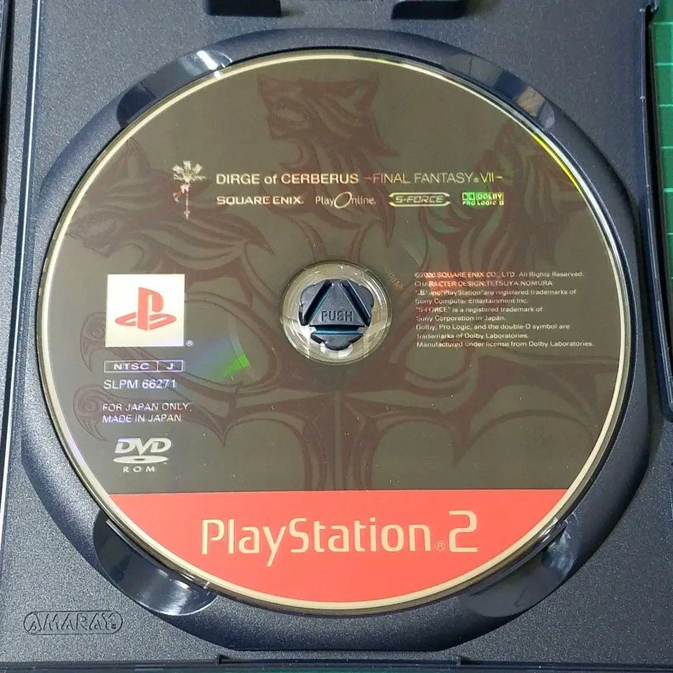 Final Fantasy SONY PS2 PLAYSTATION 2 JAPAN DIRGE OF CERBERUS Video Game - Image 3 of 3