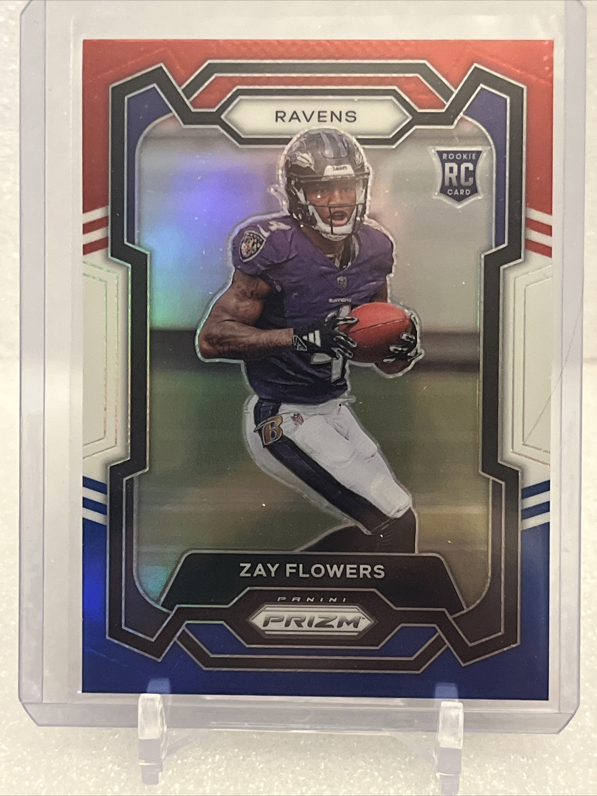Zay Flowers 2023 Prizm #307 Red White Blue Price Guide