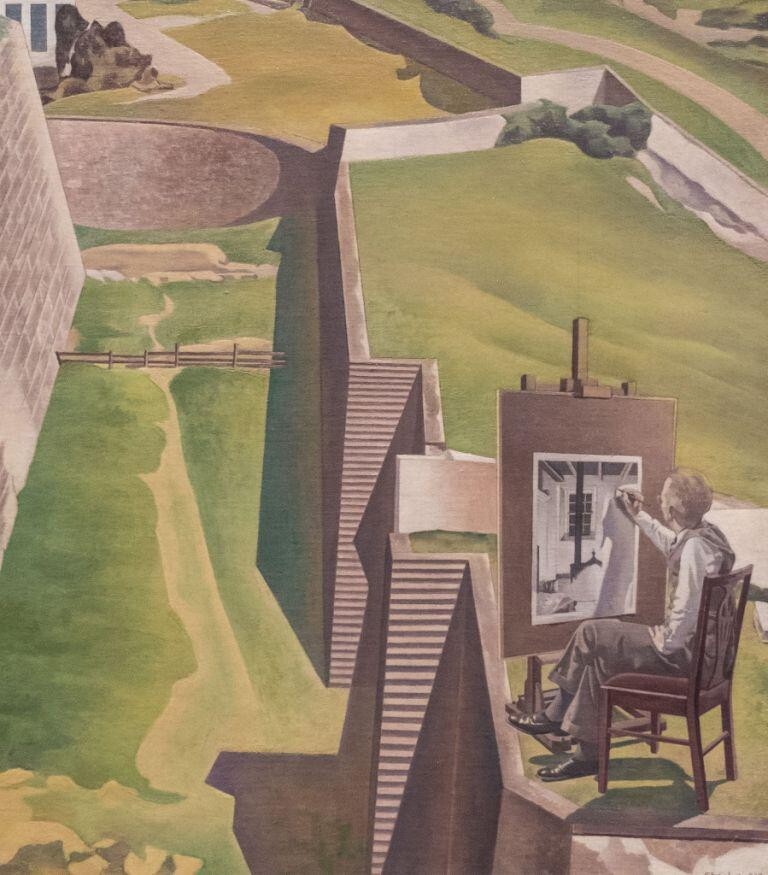 The Artist Looks at Nature : Charles Sheeler : 1943 American