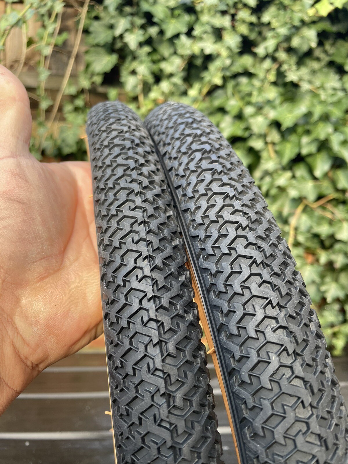 Old School BMX Freestyle Tyres Tires Kenda K55 Type 20 x 1.75 Pair