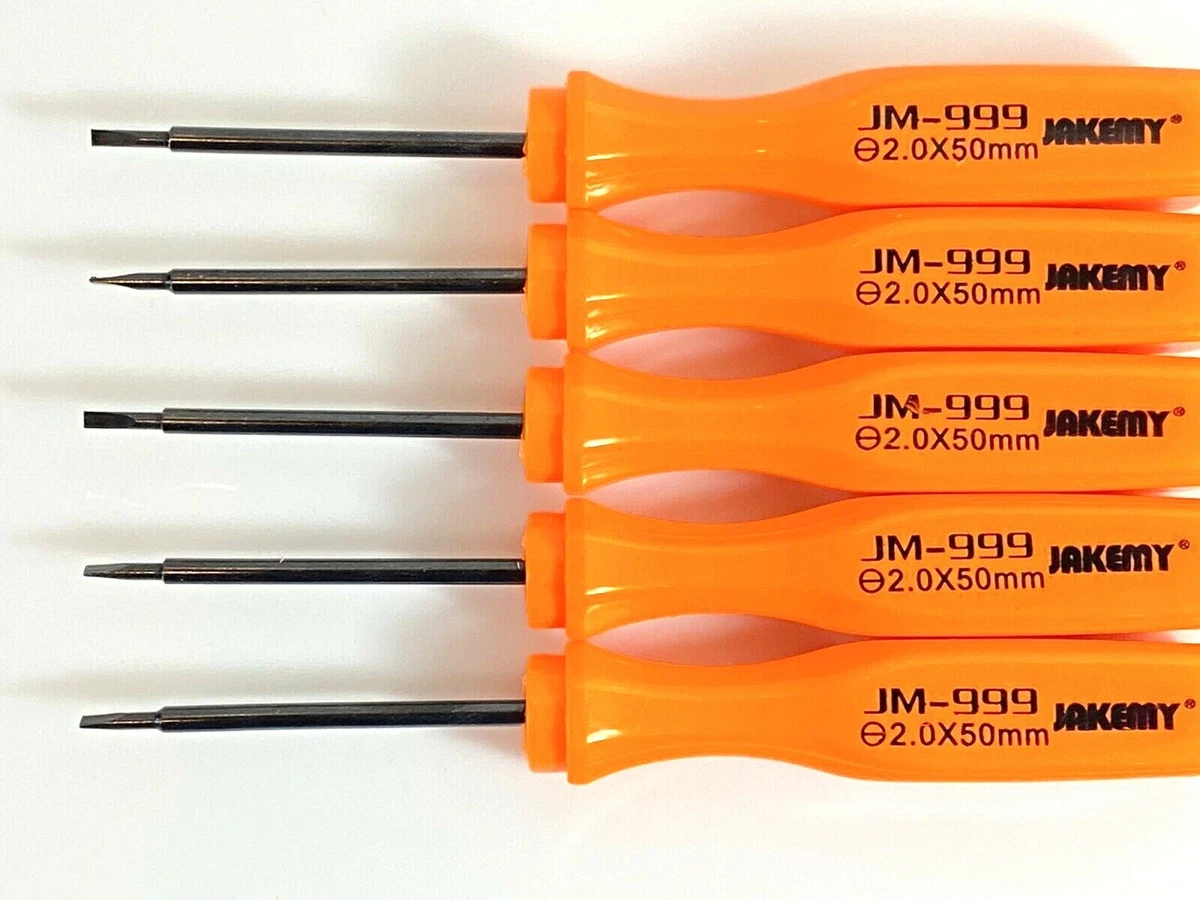 5X Flat Head 2.0 Screwdriver Cell Phone Repair Magnetic Set Kit Tools Slotted