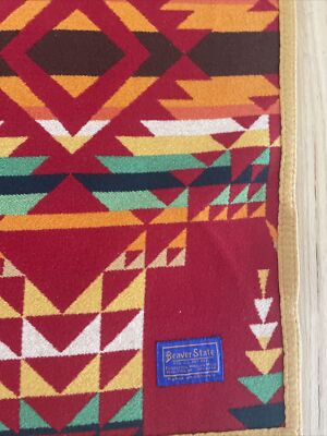 Pendleton beaver state ウールブランケット Pendleton Beaver State Wool Blanket Reversible 73
