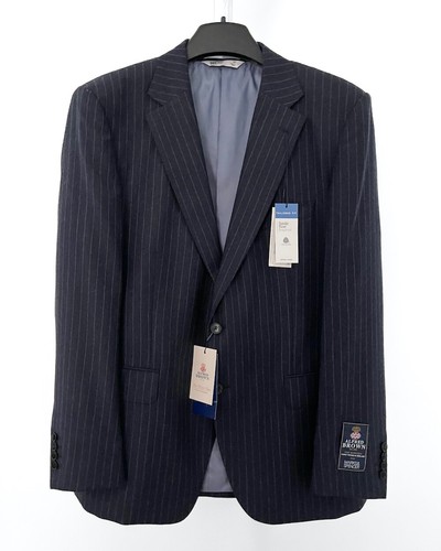 Nuevo con etiquetas Chaqueta/Ablazer Traje Marks and Spencer 44" Inspirado en Savile Row Azul Oscuro - Imagen 3 de 5