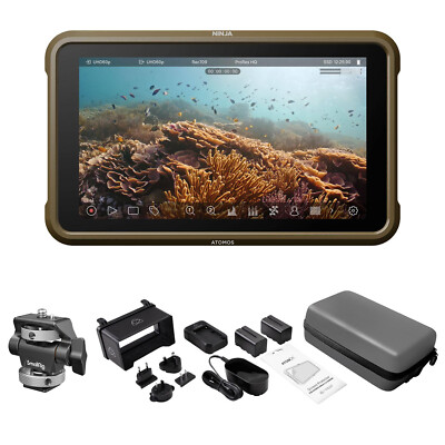 Atomos Ninja 5.2'' 4K HDMI Recording Monitor with Accessory Kit & SmallRig Bundle